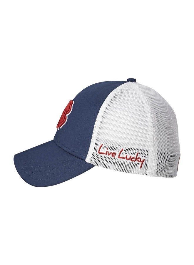 Black Clover Standard Premium 70 Hat, Navy Hat/3D Red Clover/White Trim - Image 3
